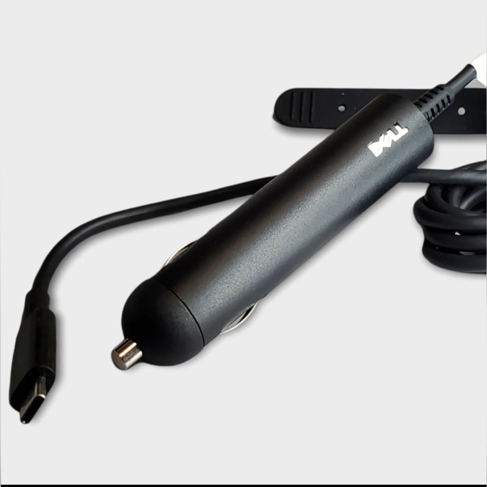 Dell Laptop Car and Airplane 65W DC Power Adapter - USB-C